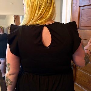 ASOS black jersey romper